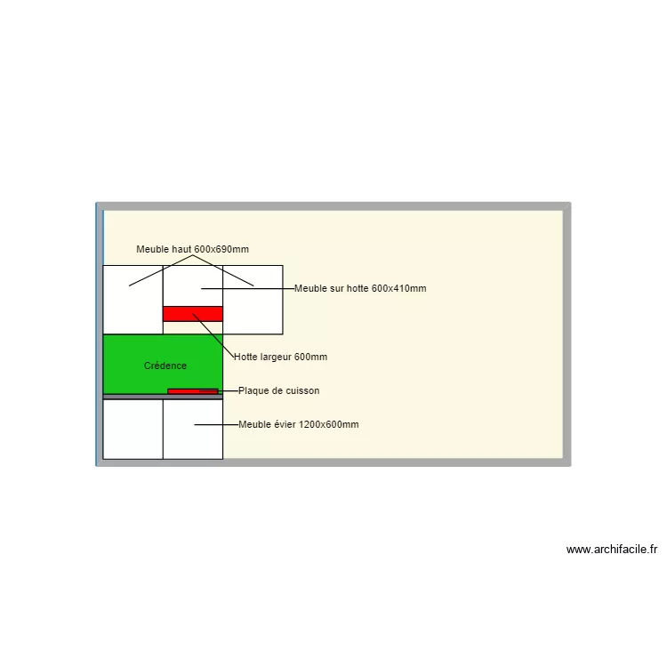 Vacant Madeleine implantation cuisine apt 1 et 2. Plan de 