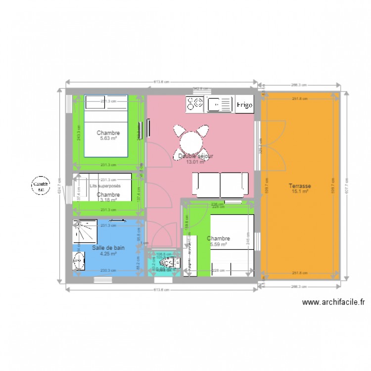 Plan Ferme du paysan modèle 1. Plan de 0 pièce et 0 m2