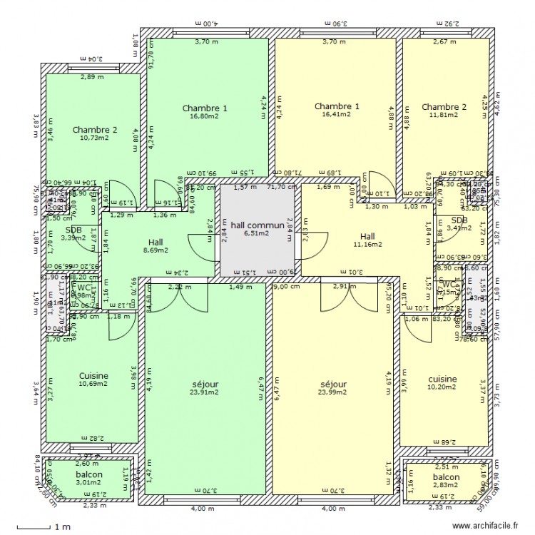 ceinture 25.1er  OK. Plan de 0 pièce et 0 m2