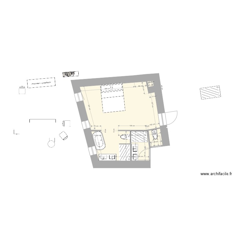 Notre Chambre  sdb 7. Plan de 0 pièce et 0 m2