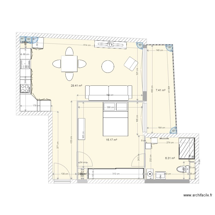 cuisineCéline 1. Plan de 0 pièce et 0 m2