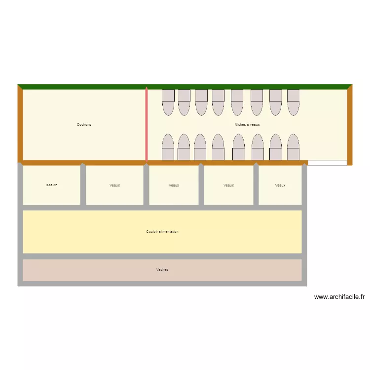 projet cochon. Plan de 