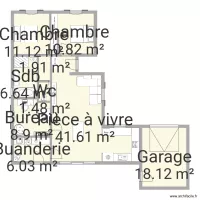 Maison t4 88m2 avec buanderie et garage de 18m2