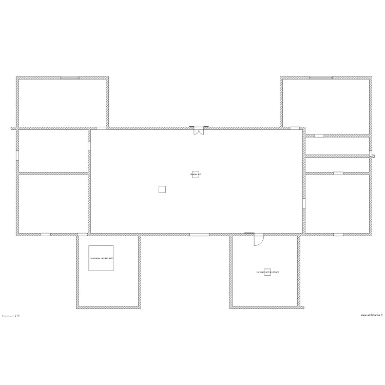 chalet60. Plan de 