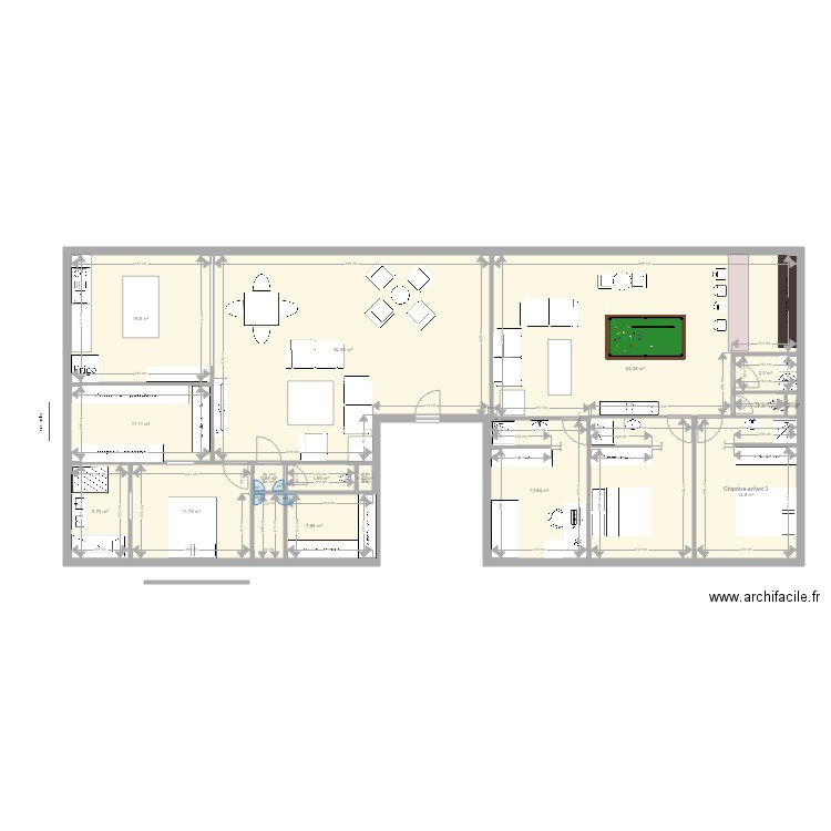 plan projet 2. Plan de 0 pièce et 0 m2