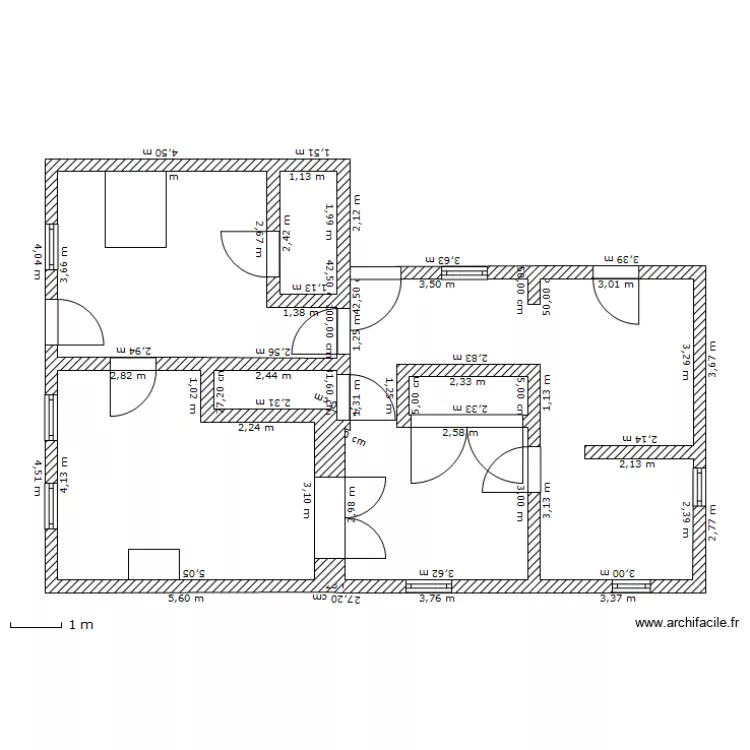 Maison Bruno RDC. Plan de 