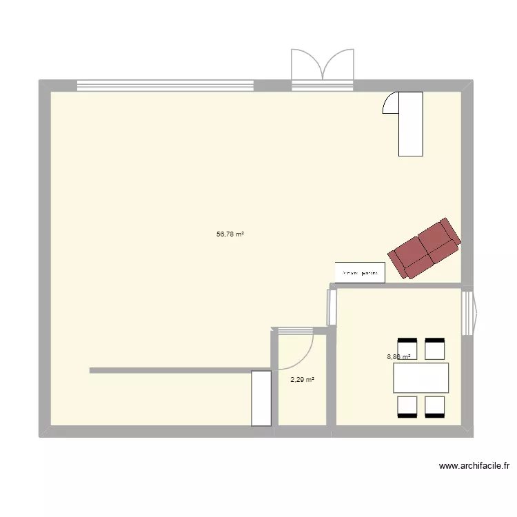 salon. Plan de 3 et 68 m² salon. Plan de 3 et 68 m²