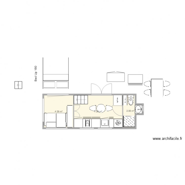 Tiny 3 jour. Plan de 0 pièce et 0 m2