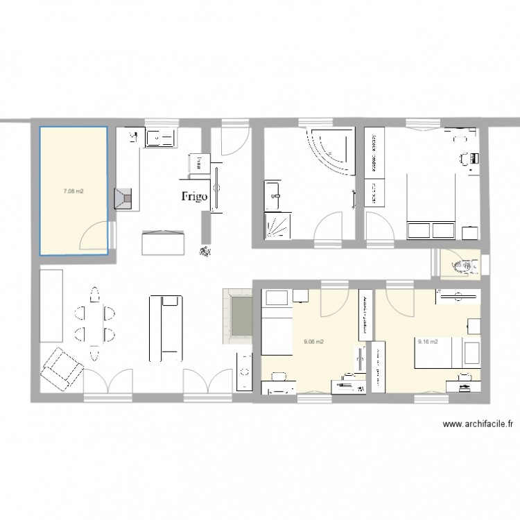 st jory. Plan de 0 pièce et 0 m2