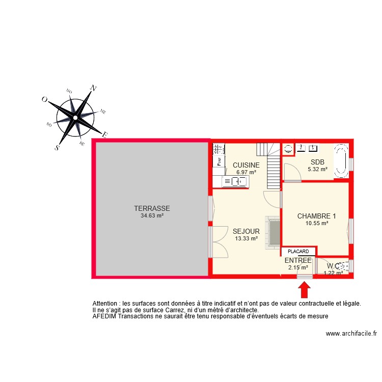 BI 5160 RDC. Plan de 0 pièce et 0 m2