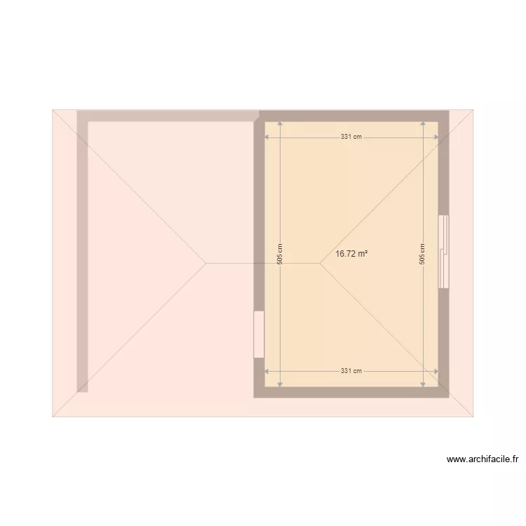 garage aurade. Plan de 