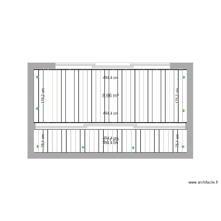 Terasse. Plan de 0 pièce et 0 m2