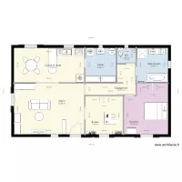 Plan petite maison 70 m2