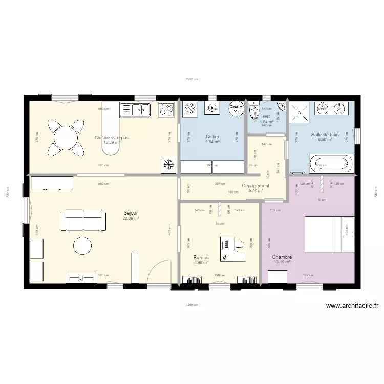 Plan petite maison 70 m2. Plan de Plan petite maison 70 m2. Plan de