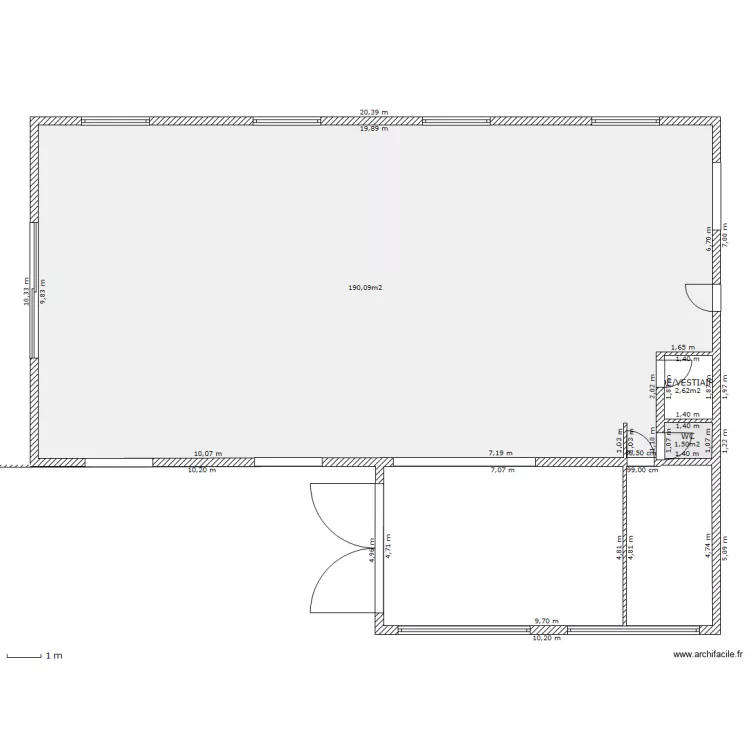 projet MOISSAC. Plan de 
