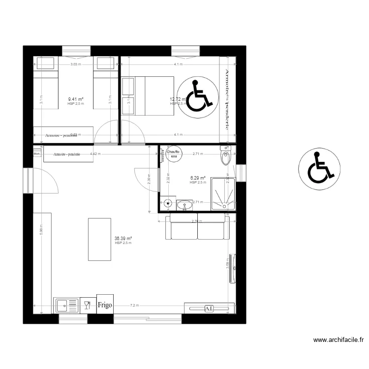 construction en bas 4. Plan de 
