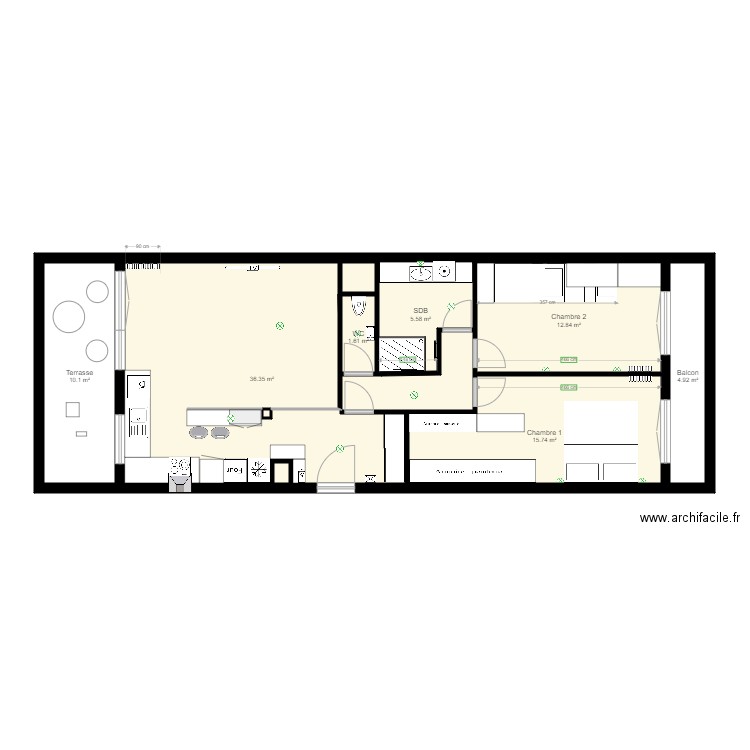 T3 Nogent sur Marne A7. Plan de 0 pièce et 0 m2