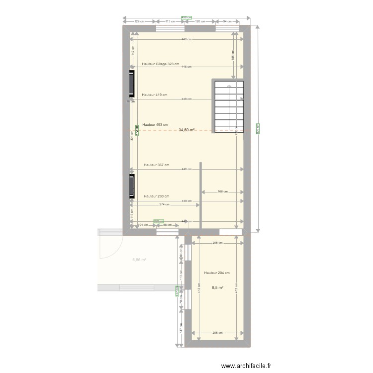 plan Jérôme. Plan de 9 pièces et 112 m2