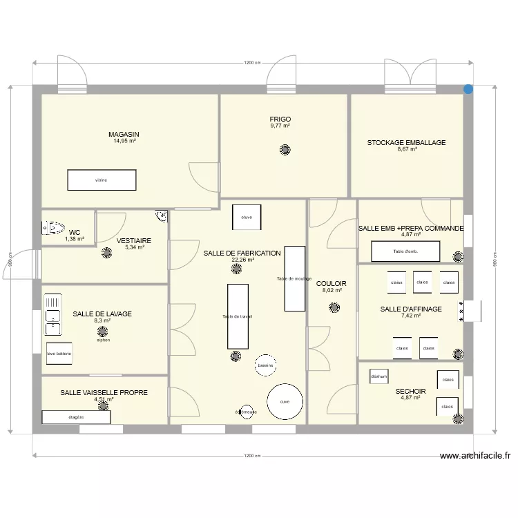 GAEC DE LA MOULIERE 5. Plan de 
