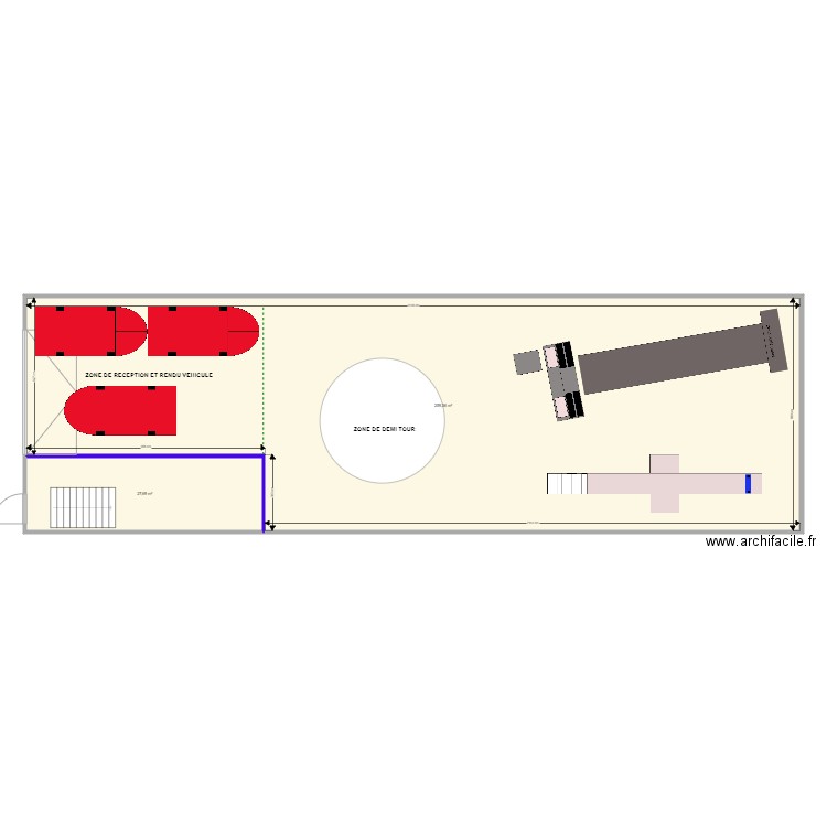 MARYO 3 avec fosse. Plan de 5 pièces et 310 m2