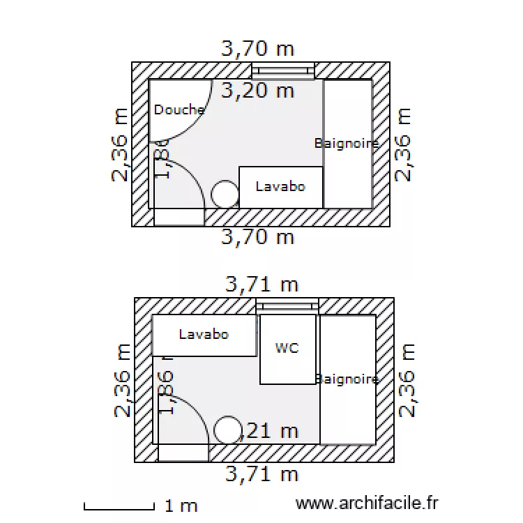 Projet SdB2. Plan de 