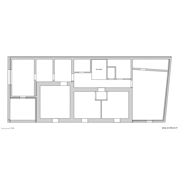 projet R 1. Plan de 0 pièce et 0 m2