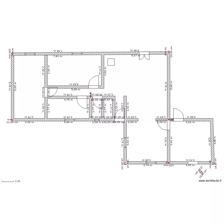 maison 1. Plan de 