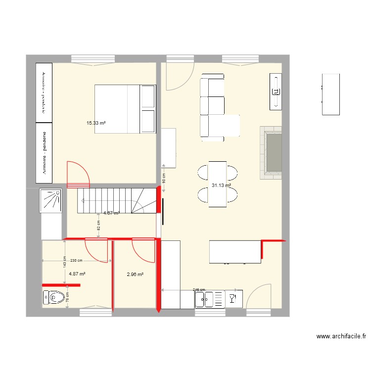 RDC RION 17 FEVRIER 2020. Plan de 0 pièce et 0 m2