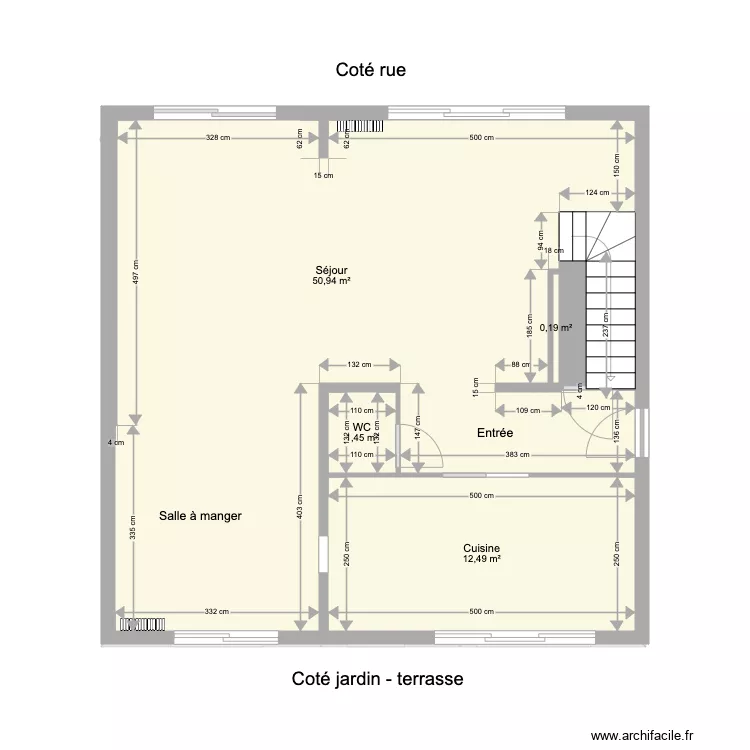 Garches 1. Plan de 