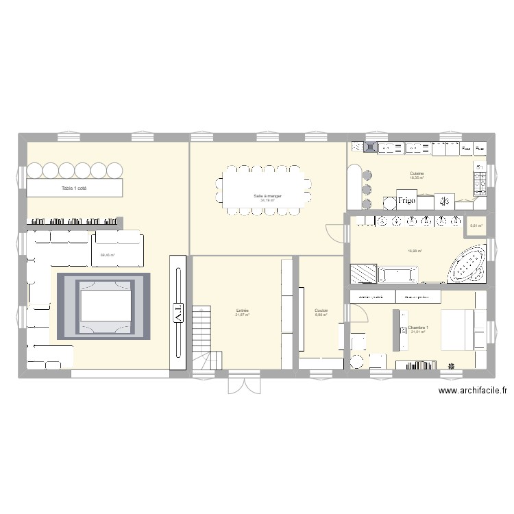 malo plan 600m2. Plan de 21 pièces et 573 m2