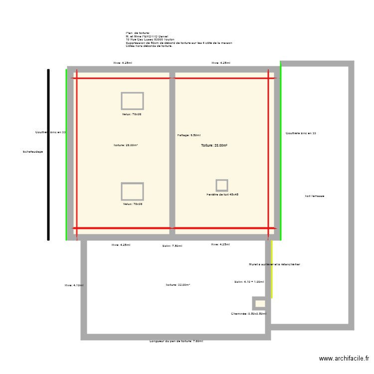 Plan PEROTTO. Plan de 0 pièce et 0 m2