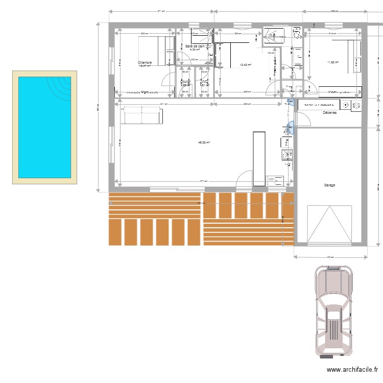 77340. Plan de 0 pièce et 0 m2