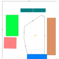 Croquis terrain de pétanque d'Agourai