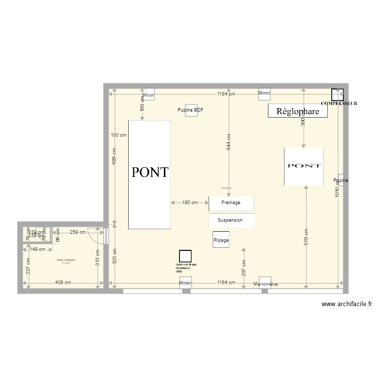 la garde. Plan de 0 pièce et 0 m2