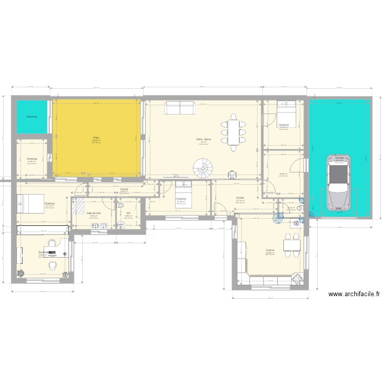 Rénov garage. Plan de 0 pièce et 0 m2