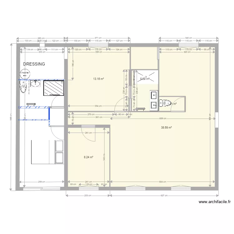 LA PLANCHE STUDIO. Plan de 