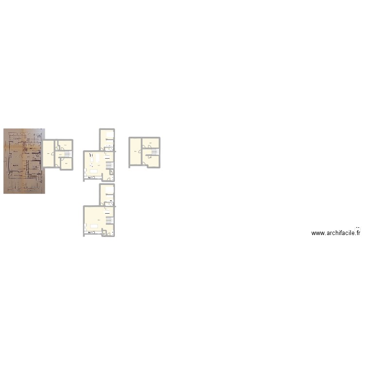 RDC Jardies. Plan de 0 pièce et 0 m2