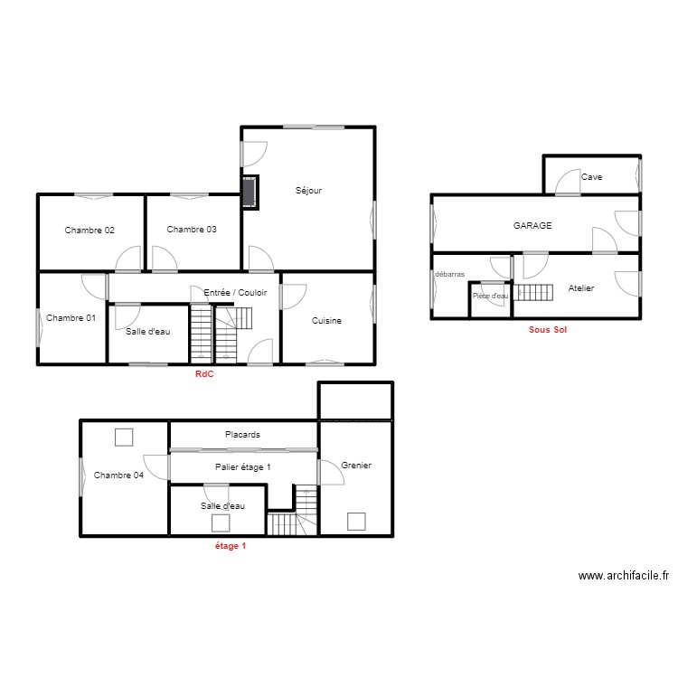 ROLLAND CESSON. Plan de 0 pièce et 0 m2