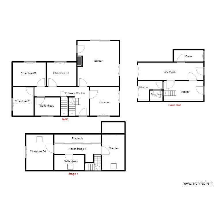 ROLLAND CESSON. Plan de 