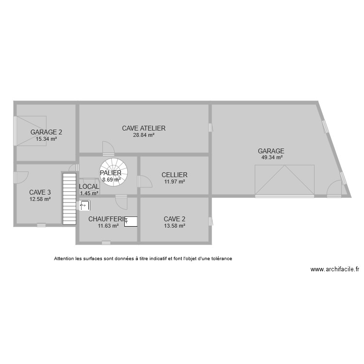 BI 5089  SOUS S R. Plan de 0 pièce et 0 m2