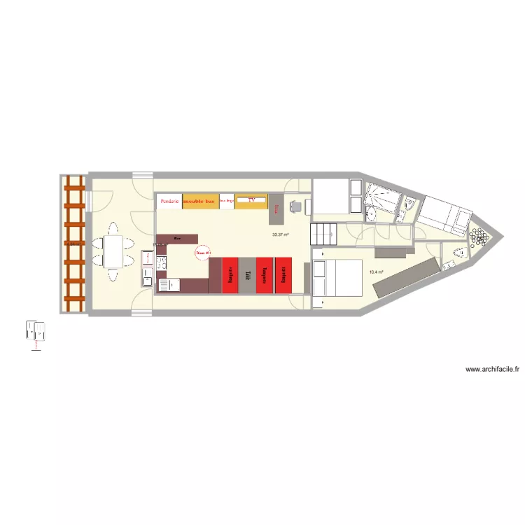 Bateau V1. Plan de Bateau V1. Plan de