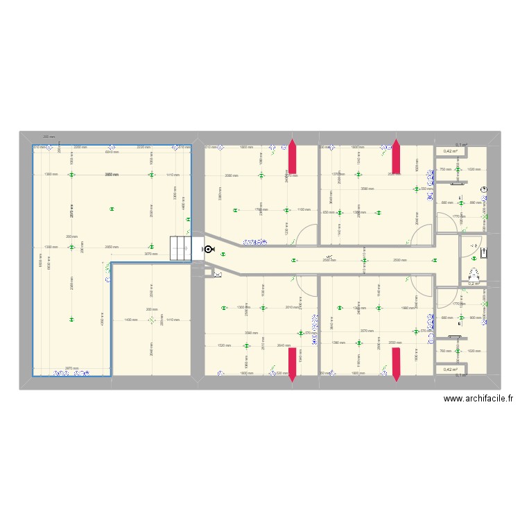 etage marnay elec. Plan de 0 pièce et 0 m2