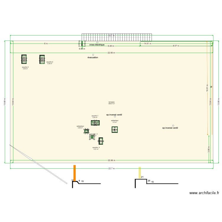 la niçoise . Plan de 0 pièce et 0 m2