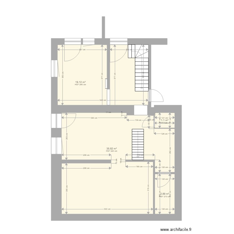 maison actuelle. Plan de 0 pièce et 0 m2