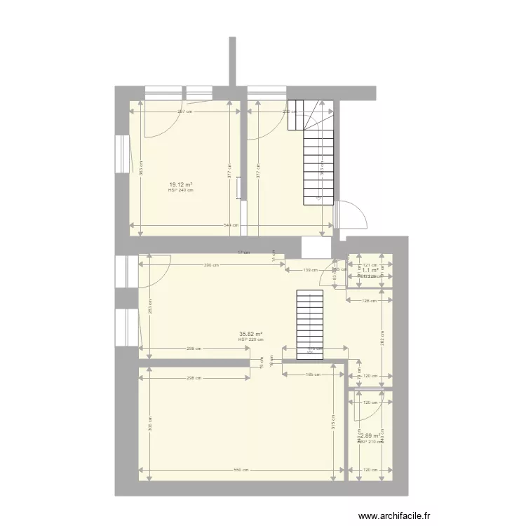 maison actuelle. Plan de maison actuelle. Plan de