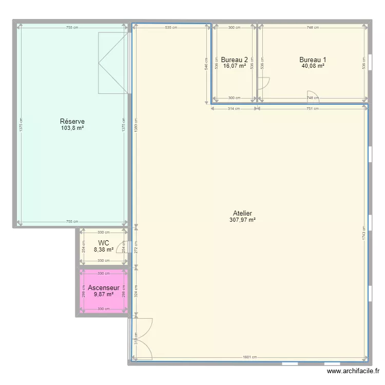 Usine+. Plan de 0 pièce et 0 m2