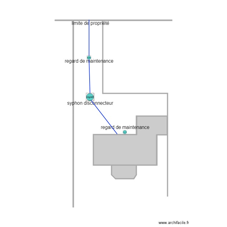 godin. Plan de 0 pièce et 0 m2