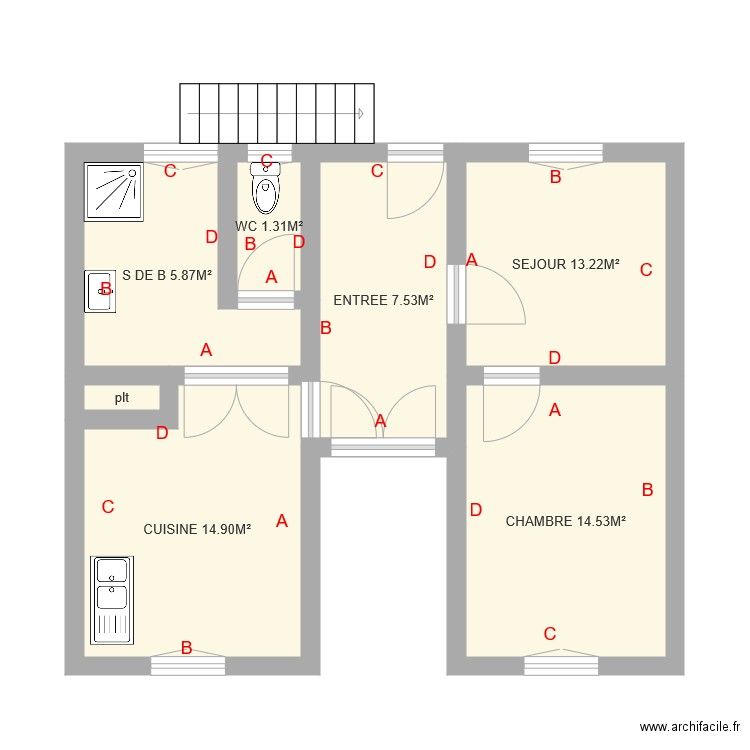 MOREAU. Plan de 0 pièce et 0 m2