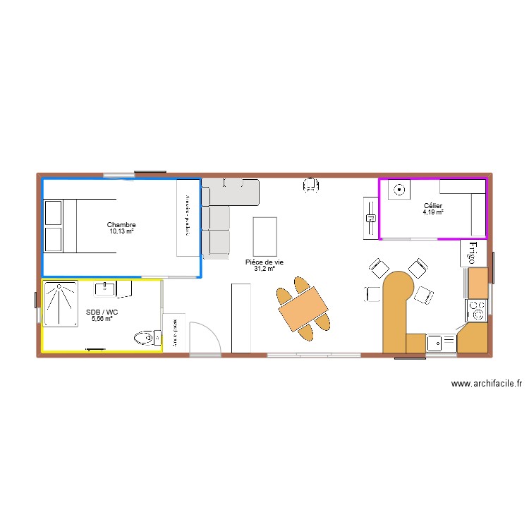 Madrid. Plan de 0 pièce et 0 m2