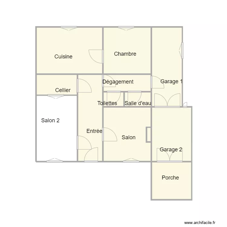 Indivision DUPUY LAGRANGE. Plan de 